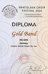 Bratislava Gold Band Goldenen Diplom Grade 8